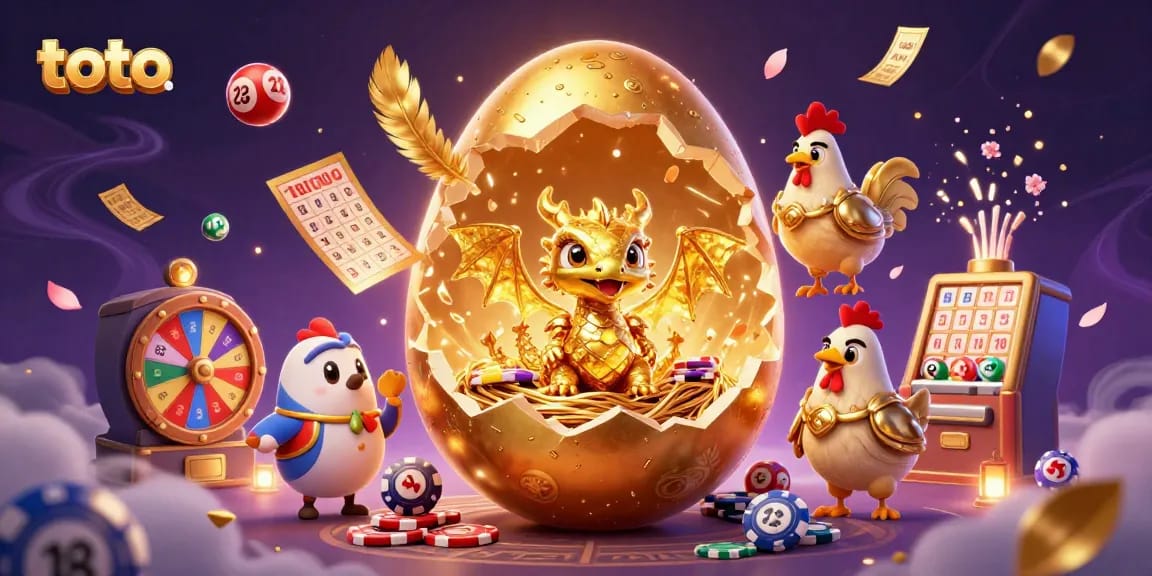 Toto menghadirkan pengalaman menarik dalam permainan lotere dengan telur emas dan naga kristal dalam suasana seru.