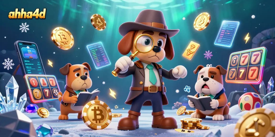 Mengamankan chip poker emas menggunakan ahha4d di bawah aurora yang menakjubkan