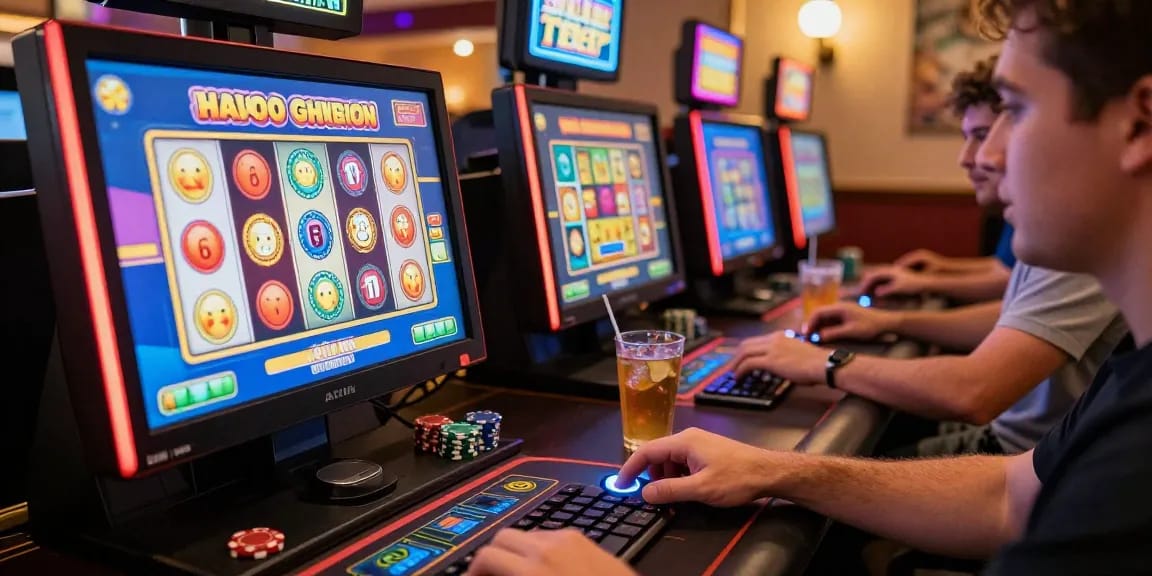 Pengalaman bermain slot gacor dalam suasana kasino online dengan pemain antusias.