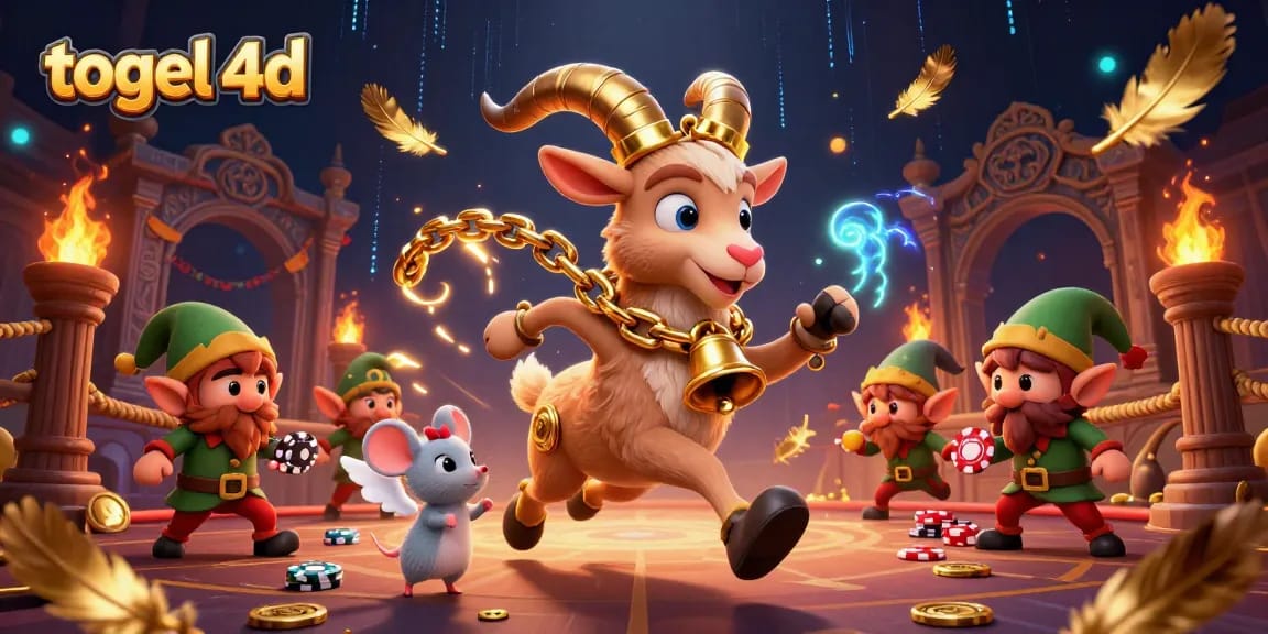 Menangkan pengalaman bermain togel 4d dengan ilustrasi kasino 3D yang penuh warna dan elemen menarik.