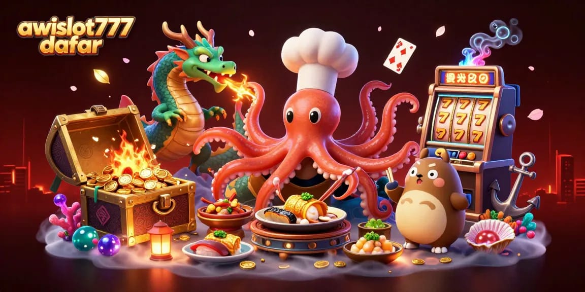 Experience thrilling gameplay at awslot777 daftar with an exciting slot scene full of vibrant characters.