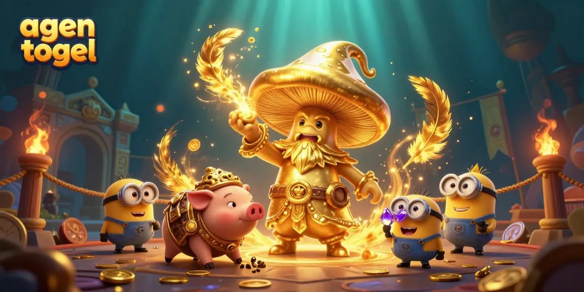 Menangkan taruhan agen togel dengan ilustrasi unik karakter berbasis kasino yang penuh warna.
