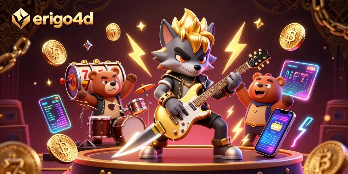 Engage in thrilling gameplay with erigo4d featuring a vibrant casino scene packed with energetic characters and gaming elements.