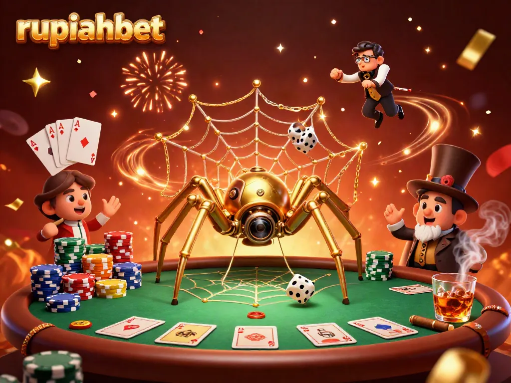 Experience the fun of gaming with rupiahbet and a vibrant casino atmosphere featuring unique characters.