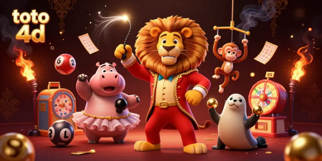 Menang hadiah besar dengan toto 4d, ilustrasi yang menampilkan kegembiraan lotere yang menarik.