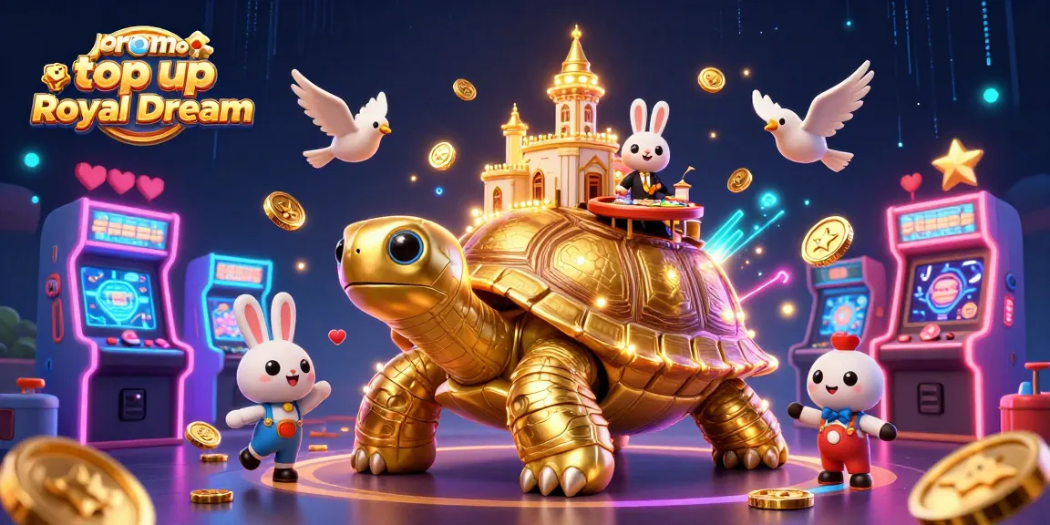 Play promo top up Royal Dream by engaging with a vibrant 3D gaming environment full of action and excitement.