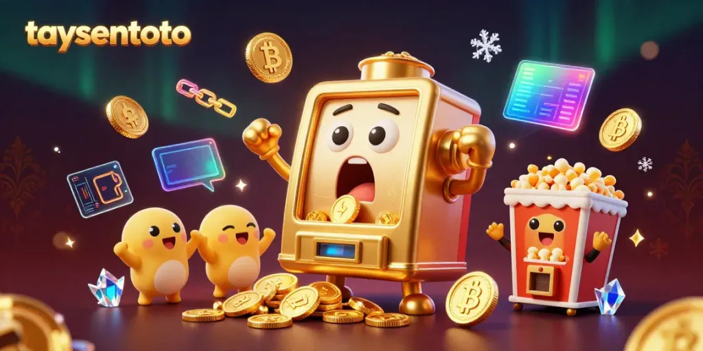 Experience the excitement of winning big at taysentoto with a jackpot slot machine surrounded by vibrant gaming elements.