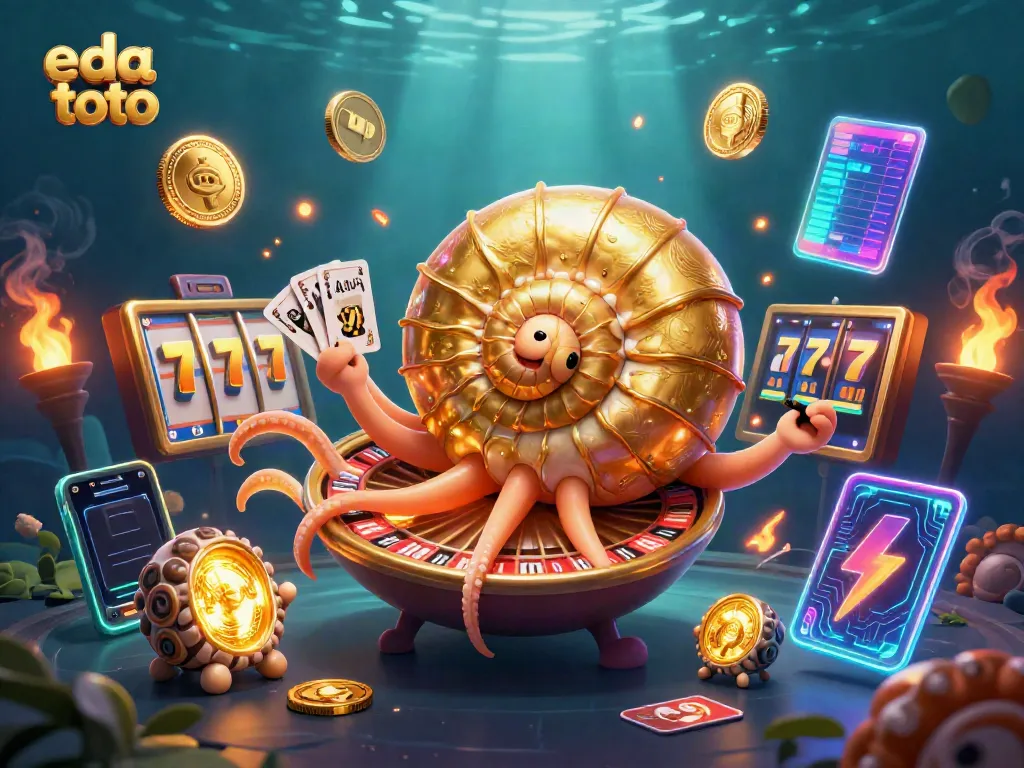 Gali keseruan bermain di eda toto dengan jackpot slot dan koin crypto bercahaya.