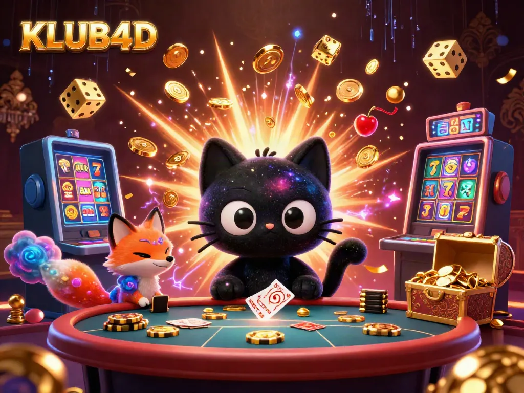 Menangkan hadiah dengan KLUB4D di kasino virtual yang megah dan penuh warna ini.