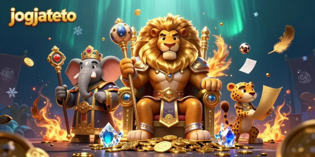 Experience the excitement of jogjatoto lottery games with vibrant 3D characters and dynamic elements.