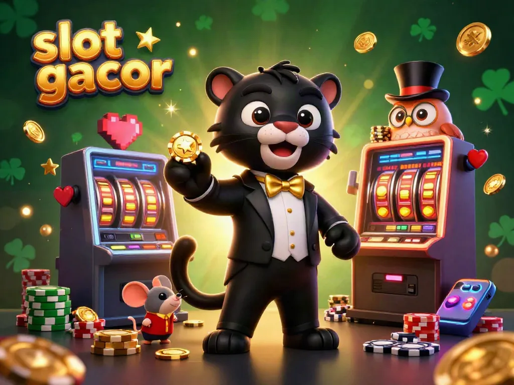 Slot gacor yang menarik dengan karakter kalahiran putih, burung hantu lucu, dan tikus keberuntungan dalam suasana ceria.