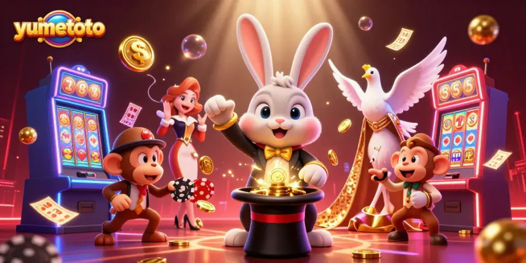 Spin the reels with yumetoto's captivating slots and dynamic lottery excitement.