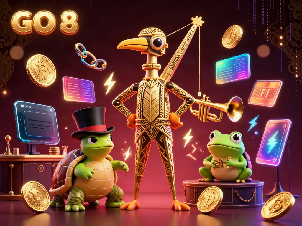 Celebrate wins at the vibrant GO 8 casino with lively characters and crypto elements.