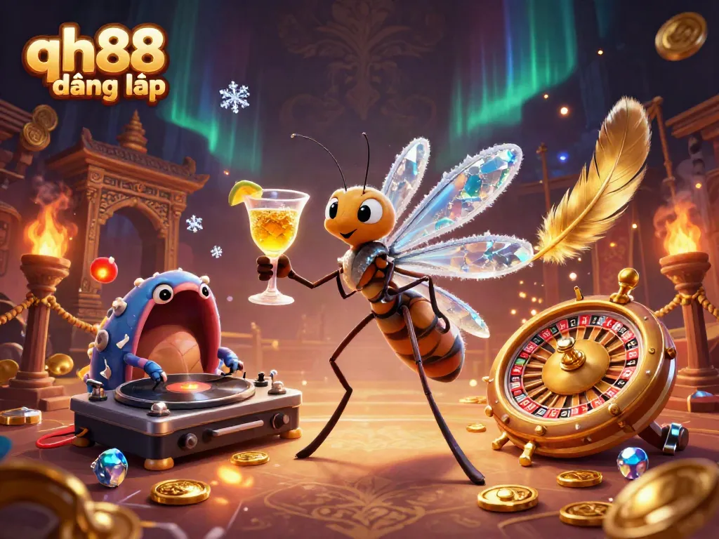 Engage with qh88 đăng nhập for a dynamic casino experience with vibrant characters and intricate gaming elements.