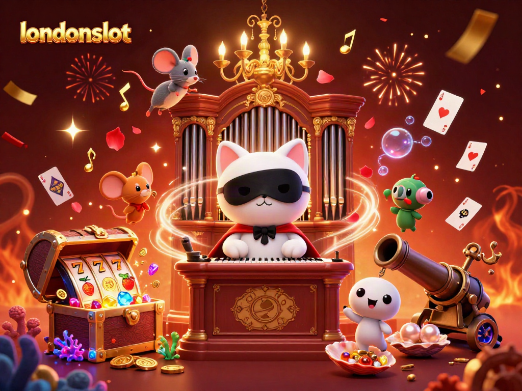Experience the thrill of londonslot with a vibrant casino scene full of dynamic elements.