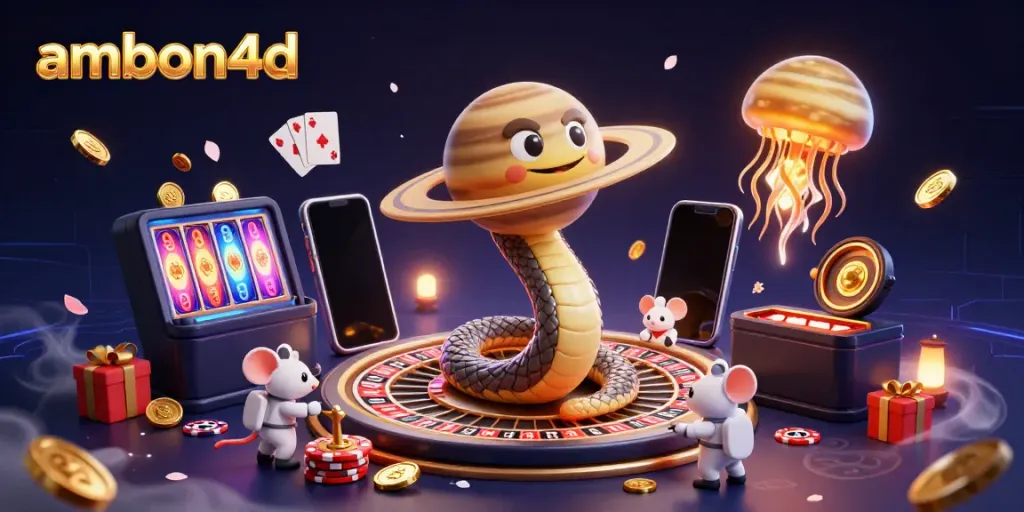 Experience thrilling bets in the vibrant universe of ambon4d with a cosmic roulette scene.