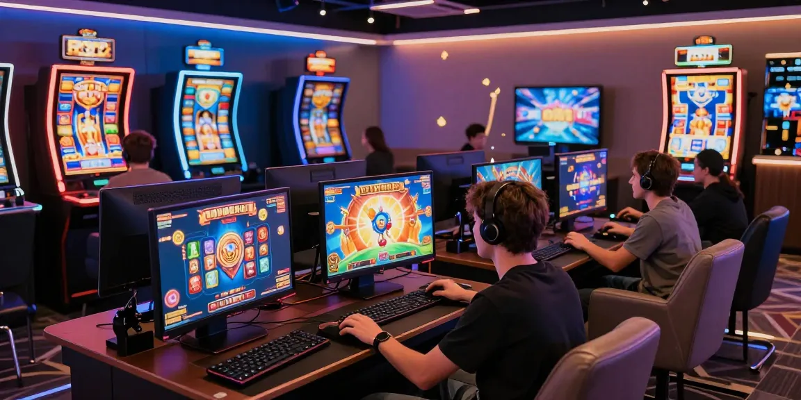 Pengalaman bermain LUXURY777 dengan pengguna yang terlibat dalam permainan slot online di lounge modern yang mewah.