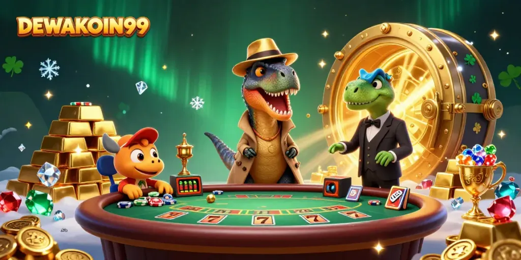 DEWAKOIN99 menawarkan pengalaman bermain slot yang menarik dengan simbol keberuntungan dan pencurian yang seru.