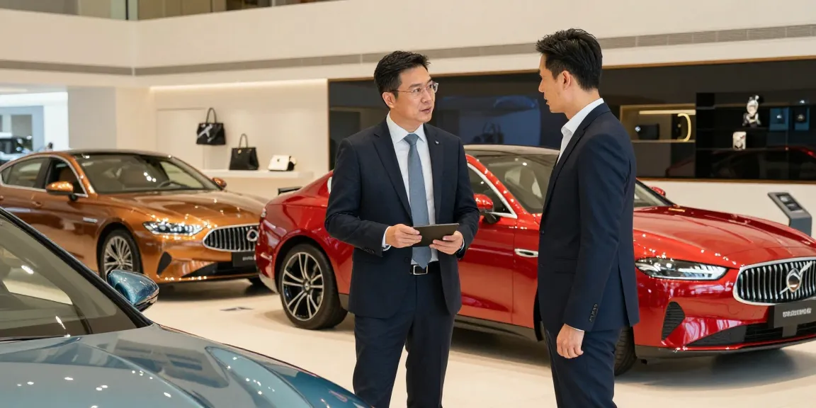 Pengalaman menyewa mobil mewah LUXURY 777 di showroom yang elegan.