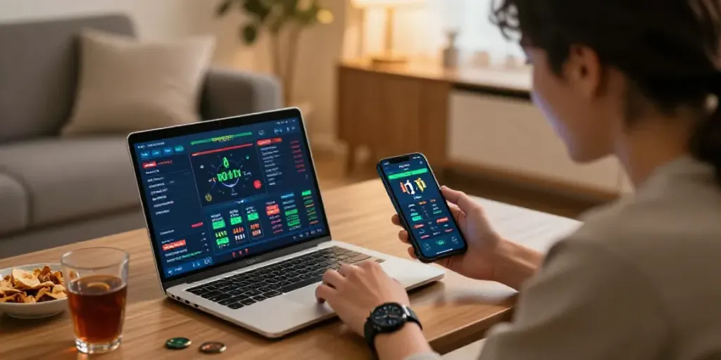 Pengguna antusias bermain di platform judi online alexistoto dalam suasana hangat
