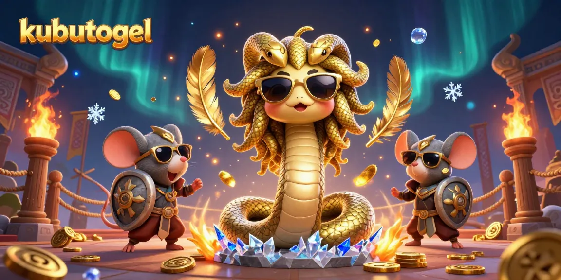 Menangkan jackpot dengan kubutogel, ilustrasi kasino penuh warna dan hidup.