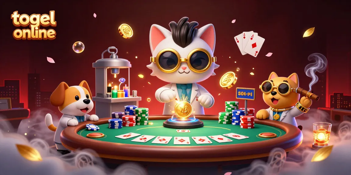 Menggandakan koin emas dalam permainan togel online dengan karakter lucu, penuh aksi!