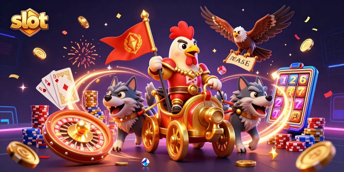 Spin the slot reels for epic wins surrounded by dazzling casino elements.