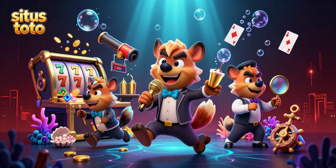 Ikuti situs toto dengan kargo kasino dan hyena lucu yang bersaing dalam komedi.
